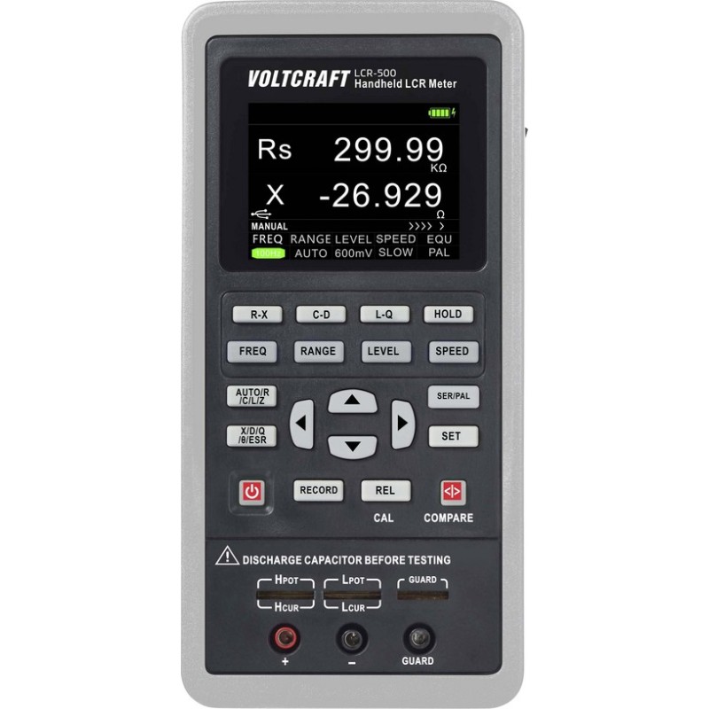 Voltcraft LCR-500 LCR Messbrücke digital Datenlogger CAT I Anzeige Counts (VC-15444850)