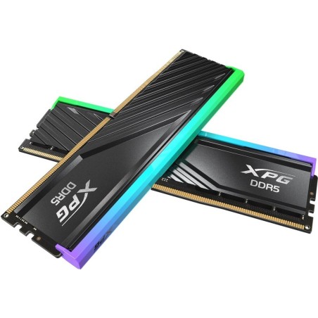 ADATA DIMM 32 GB DDR5-6000 (2x 16 GB) Dual-Kit (schwarz, AX5U6000C3616G-DTLABRBK, XPG Lancer Blade RGB, INTEL XMP, AMD EXPO) -