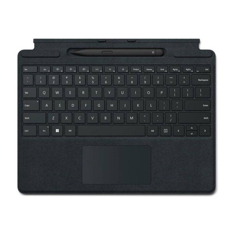 Microsoft Surface Pro Signature Keyboard - Tastatur - mit Touchpad, Beschleunigungsmesser, Surface Slim Pen 2 Ablage- und Lades