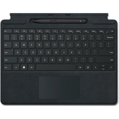 Microsoft Surface Pro Signature Keyboard - Tastatur - mit Touchpad, Beschleunigungsmesser, Surface Slim Pen 2 Ablage- und Lades