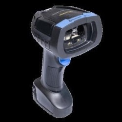 Datalogic PowerScan 9600 RFID, UHF (865 MHz - 868 MHz), BT, 2D, RFID, DC, BT, Multi-IF, Kit (USB), RB, schwarz, blau Bluetooth