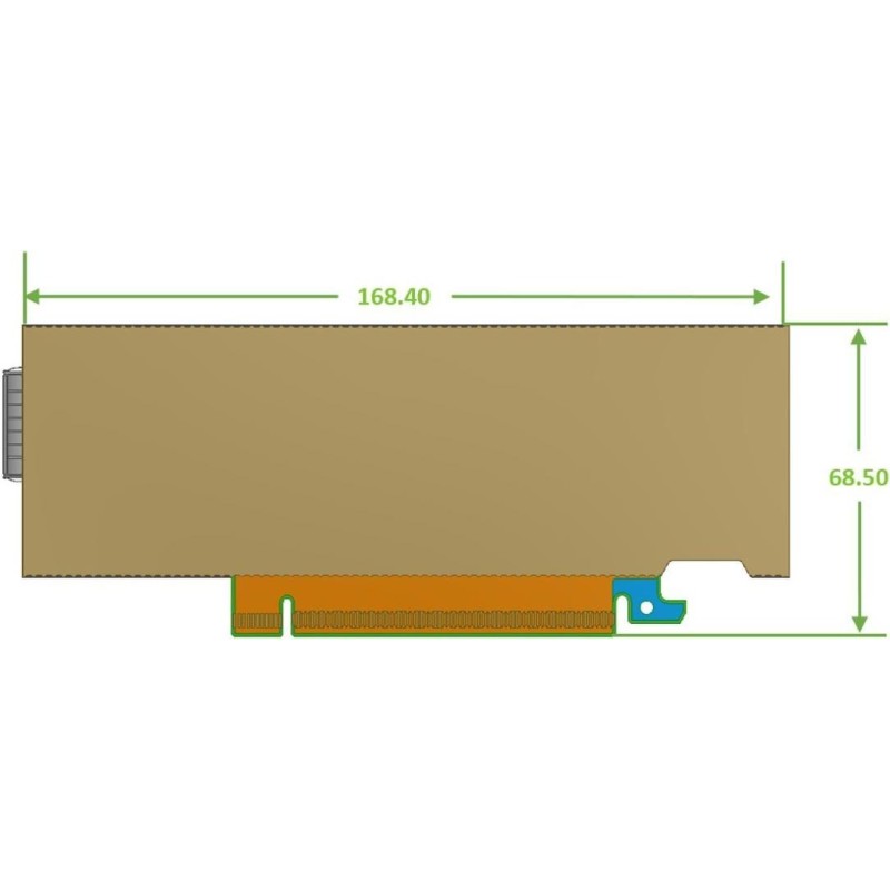 NVIDIA ConnectX-8 C8180 - Netzwerkadapter - PCIe 6.0 x16 (900-9X81E-00EX-ST0)