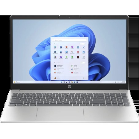 HP 15-fd0611ng Notebook 39,6 cm (15.6") 1920x1080 - Intel N100 - 128GB Flash - HDMI/USB-C - Windows 11 Home - Silber (B94ZNEA)