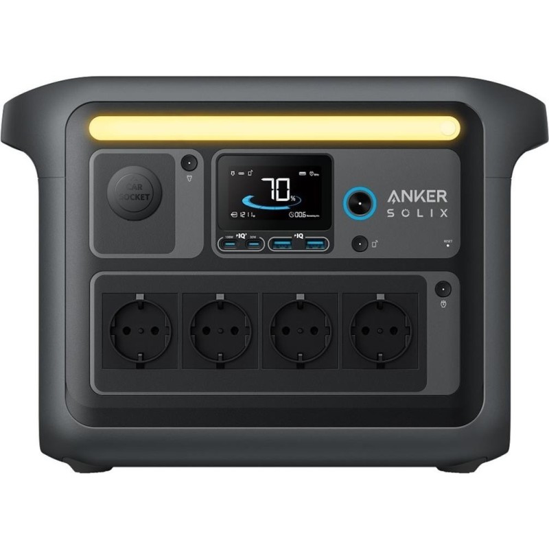 Anker SOLIX C1000X Tragbare Powerstation 1800 W 1056 Wh LiFePO4 Schwarz/Grau (A1761311)