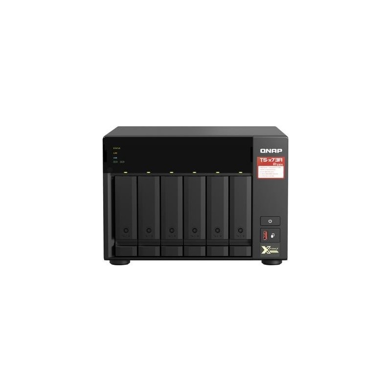 QNAP TS-673A - NAS-Server - 6 Schächte - SATA 6Gb/s - RAID JBOD, 0, 1, 10, 50, 60, 5, 6 - RAM 8GB - 2,5 Gigabit Ethernet - iSCS
