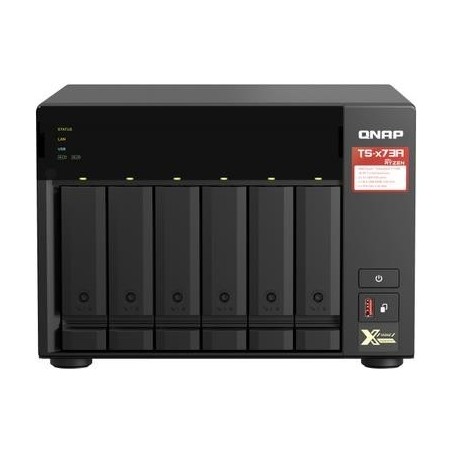 QNAP TS-673A - NAS-Server - 6 Schächte - SATA 6Gb/s - RAID JBOD, 0, 1, 10, 50, 60, 5, 6 - RAM 8GB - 2,5 Gigabit Ethernet - iSCS