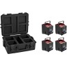 EUROLITE Set 4x AKKU UP-4 QCL Spot QuickDMX MK2 + Kunststoffcase (20001038)