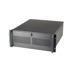 Chieftec UNC-410S-B - Rack - einbaufähig - 4U - ATX - ohne Netzteil - Schwarz - USB