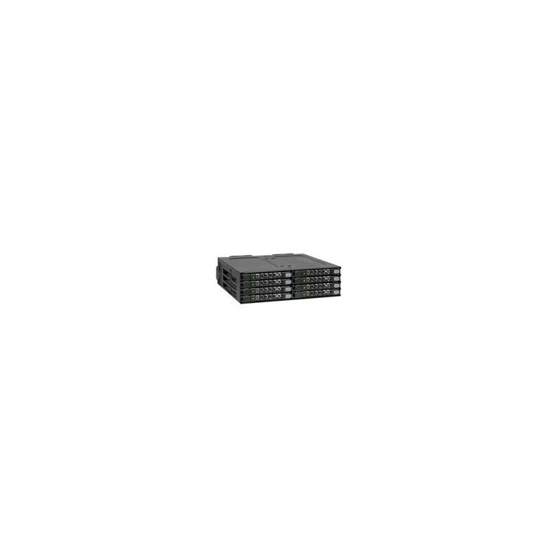 ICY Dock ToughArmor MB998SP-B - Gehäuse für Speicherlaufwerke - 6.4 cm (2.5") - mattschwarz (MB998SP-B)