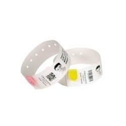 Zebra Z-Band Direct Next Generation - Polypropylen (PP) - permanenter Acrylklebstoff - beschichtet - perforiert - weiß - 25.4 x