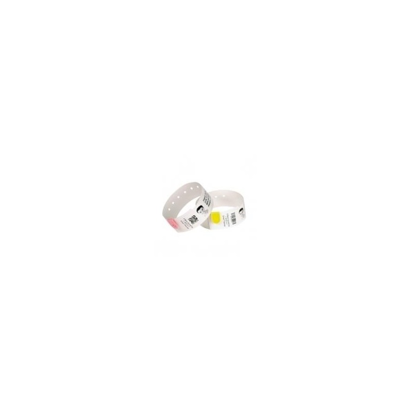 Zebra Z-Band Direct Next Generation - Polypropylen (PP) - permanenter Acrylklebstoff - beschichtet - perforiert - weiß - 25.4 x
