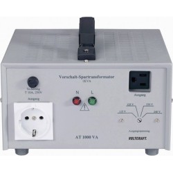 Voltcraft AT-1500 NV Vorschalt-Transformator, Spannungswandler, 115/125/230/240 V/AC / 230/240/115/1 (AT 1500VA)