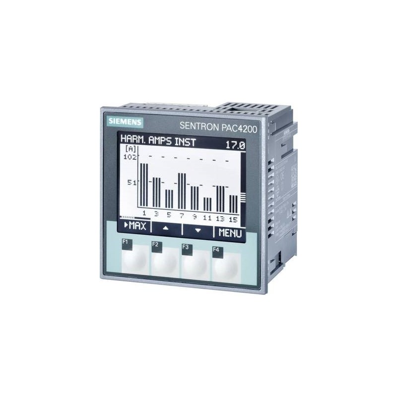 Siemens SENTRON PAC4200 Multifunktions-Messgerät SENTRON PAC4200 Max. 3 x 690/400 V/AC Einbaumaße 92 (7KM4212-0BA00-3AA0)