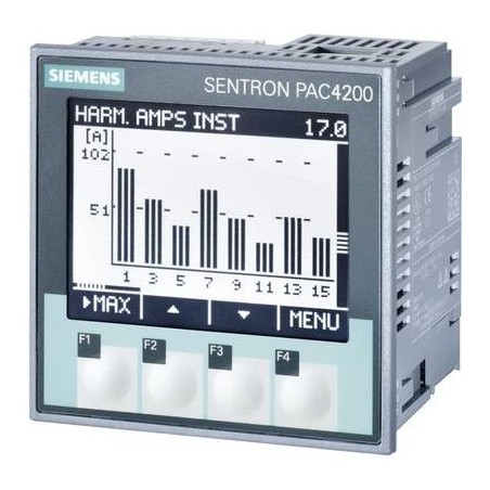 Siemens SENTRON PAC4200 Multifunktions-Messgerät SENTRON PAC4200 Max. 3 x 690/400 V/AC Einbaumaße 92 (7KM4212-0BA00-3AA0)
