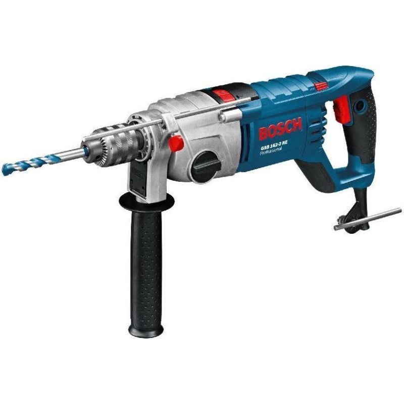 Bosch GSB 162-2 RE Professional - Schlagbohrmaschine/Schraubendrehereinsatz - 1500 W - 2 Geschwindigkeiten - Bohrfutterschlüsse