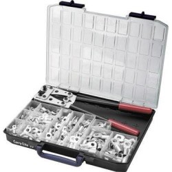Cimco Crimpzangen-Set 255teilig Rohrkabelschuhe 6 bis 50 mm² 181545 (181545)
