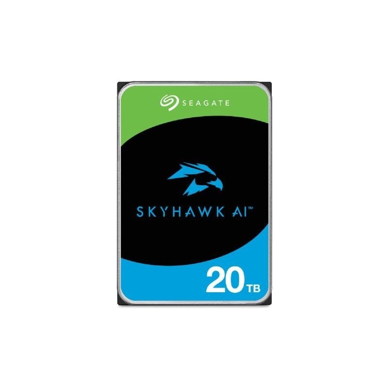Seagate SkyHawk AI ST24000VE002 - Festplatte - 24TB - intern - 3,5" (8,9 cm) - SATA 6Gb/s - Puffer: 512MB - mit 3 Jahre Seagate