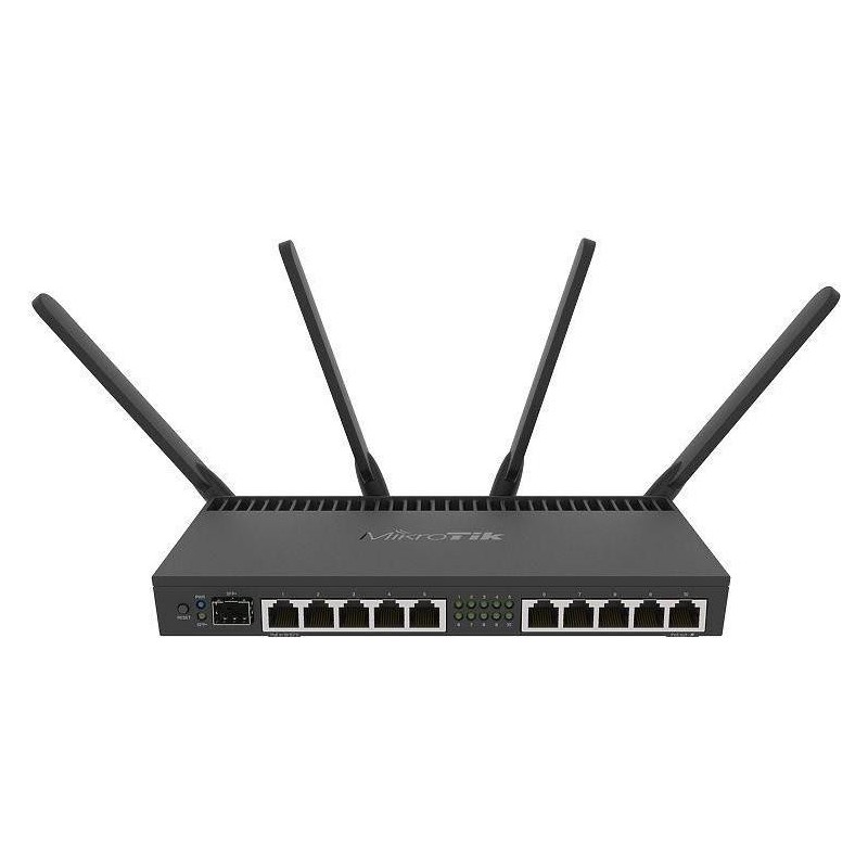 MikroTik RouterBOARD RB4011iGS+5HacQ2HnD-IN, 10x Gigabit, 1x SFP+, WiFi 2.4/5GHz (RB4011iGS+5HacQ2HnD-IN)