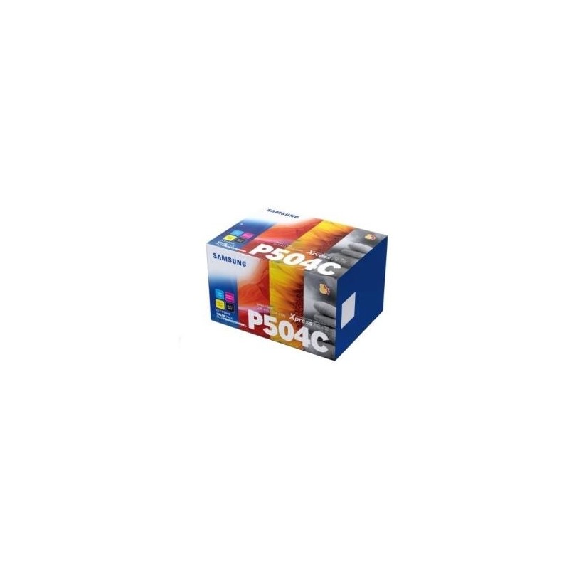Samsung Toner CLT-P504C - Rainbow Kit (C/M/Y/K) - Kapazität: BK: 2.500 Seiten, C/M/Y: je 1.800 Seiten (CLT-P504C/ELS)