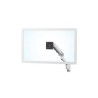 ERGOTRON HX Monitor Arm in Weiß - Monitor Wandhalterung mit patentierter CF-Technologie für ultrawide Monitore bis 124,50cm (49