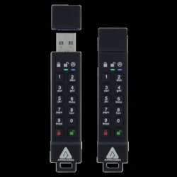 Apricorn Aegis Secure Key 3z - USB-Flash-Laufwerk - verschlüsselt - 64 GB - USB 3.0 - FIPS 140-2 Level 3
