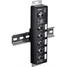 TRENDnet 5-PORT INDUSTRIAL EN50155 M12 - GIGABIT POE+ RAILWAY SWITCH (TI-XPG50)