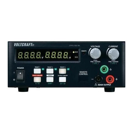 VOLTCRAFT Labornetzgerät, einstellbar CPPS-160-84 0.02 - 84 V/DC 0.01 - 5 A 160 W USB fernsteuerbar, programmierbar, Aut (CPPS-
