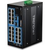 TRENDnet 26-PORT HARDENED INDUSTRIAL - GIGABIT DIN-RAIL SWITCH (TI-G262)