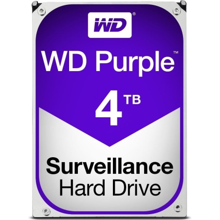 WD Purple WD40PURX - Festplatte - 4 TB - intern - 3.5" (8.9 cm) - SATA 6Gb/s - Puffer: 64 MB - für My Cloud EX2, EX4