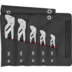 KNIPEX - Set Nut-und-Federzangen - 5 Stücke - in Werkzeugrolle