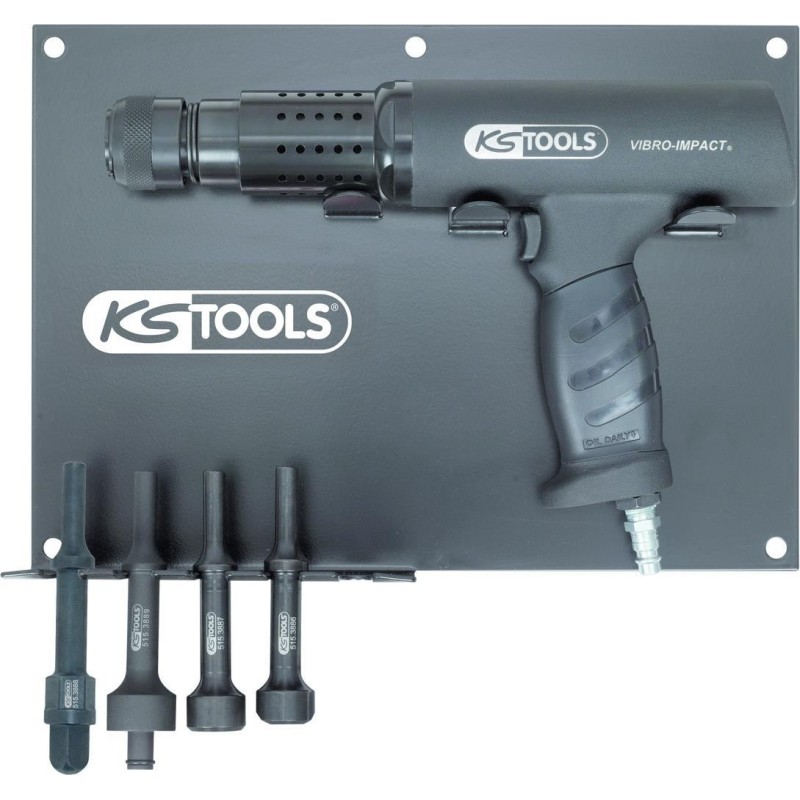 KS TOOLS Vibro-Power Druckluft-Meißelhammer-Satz, 6-tlg. (515.3880)