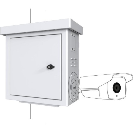 Lanview RCCTV001. Rack-Kapazität: 0U, Internationale Schutzart (IP-Code): IP66. Gewicht: 25 kg. Produktfarbe: Weiß (RCCTV001)