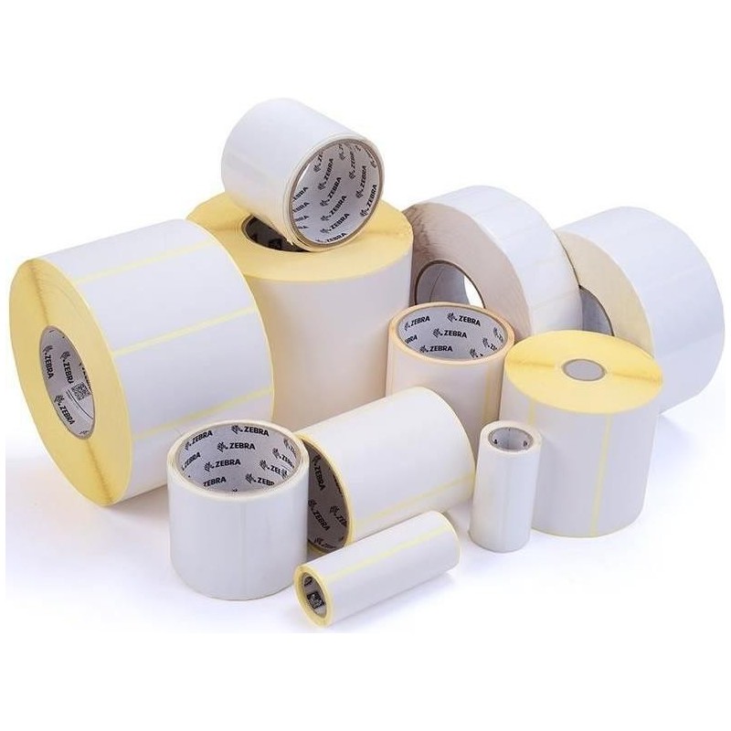 Etiketten, Zebra, Thermopapier, Z-Perform 1000D, B: 105 mm, H: 152.4 mm, D: 200 mm, K: 76 mm Etikettenrolle, Zebra, Material: T