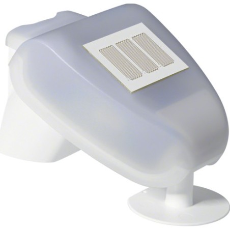 Hager TG053A. Produktfarbe: Weiß, Messfunktionen: Regensensor, Messfunktionen Trenddisplay: Thermometer. Breite: 77 mm, Tiefe: