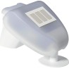Hager TG053A. Produktfarbe: Weiß, Messfunktionen: Regensensor, Messfunktionen Trenddisplay: Thermometer. Breite: 77 mm, Tiefe: