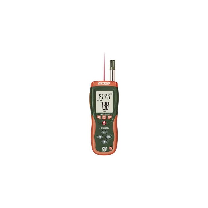 Extech HD-500 Luftfeuchtemessgerät (Hygrometer) 0 % rF 100 % rF Taupunkt-/Schimmelwarnanzeige (HD500)