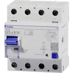 Doepke 09134998HD Fehlerstrom-Schutzschalter 4polig 80 A 0.5 A 400 V (09134998HD)