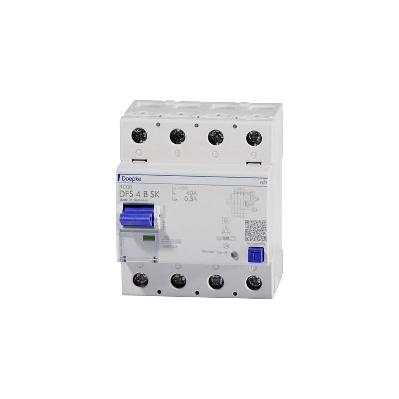 Doepke 09136998HD FI-Schutzschalter 4polig 40 A 0.3 A 230 V, 400 V (09136998HD)