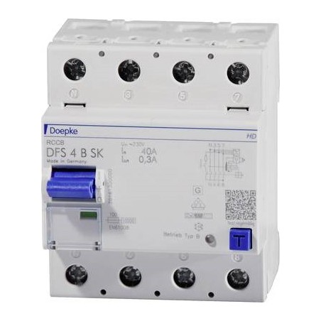 Doepke 09136998HD FI-Schutzschalter 4polig 40 A 0.3 A 230 V, 400 V (09136998HD)