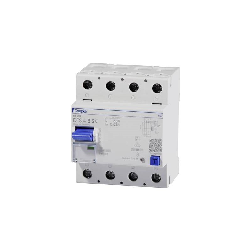 Doepke 09144998HD FI-Schutzschalter allstromsensitiv 4polig 63 A 0.03 A 230 V, 400 V (09144998HD)