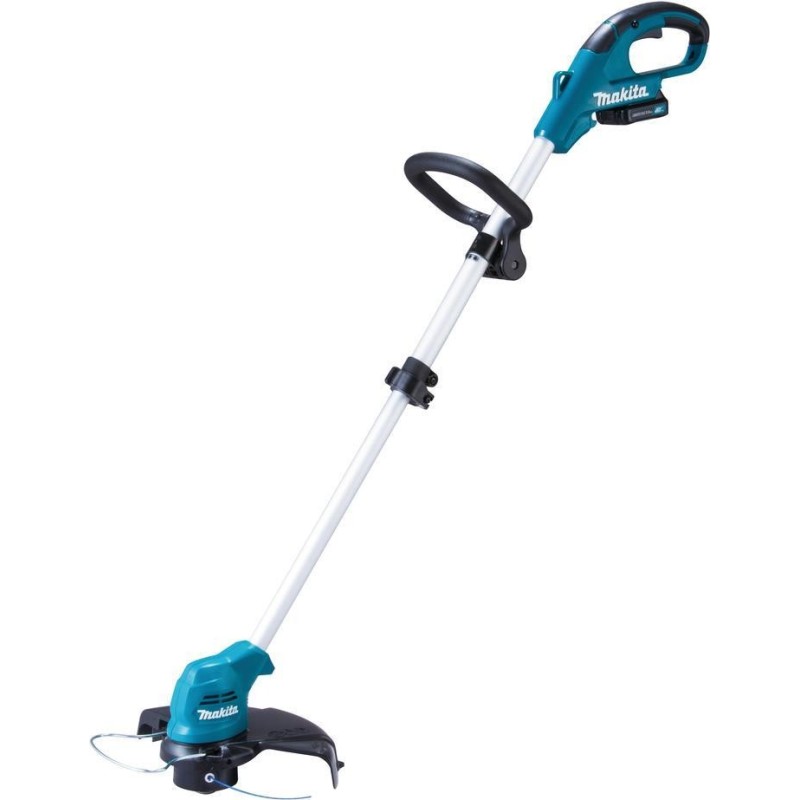 Makita UR100DSME - Grastrimmer - schnurlos 4 Ah - 2 Akkus - 10000 1/min - 26cm - 2,1 kg (UR100DSME)