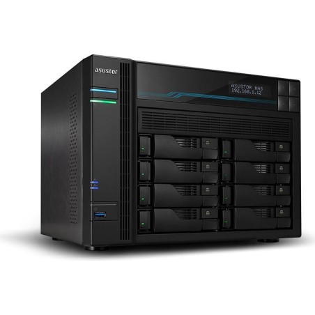 ASUSTOR Lockerstor 10 AS6510T - NAS-Server - 10 Schächte - SATA 6Gb/s - RAID 0, 1, 5, 6, 10, JBOD - RAM 8 GB - 2.5 Gigabit Ethe