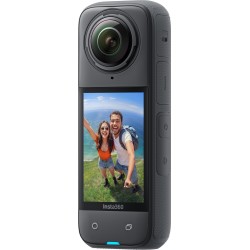 insta360.com Insta360 X4 - 360° Action-Kamera - 8K / 30 BpS - 72 MPix - Wi-Fi, Bluetooth bis zu 10m - Schwarz (CINSABMA)