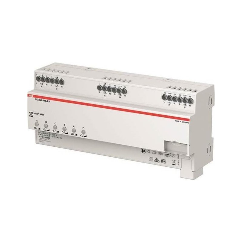 Busch-Jaeger LED-Dimmer 6 x 315 W/VA, B UD/S6.315.2.1 (2CKA006197A0061)