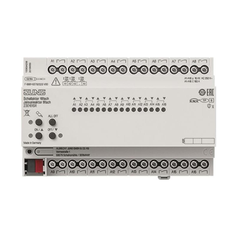 Jung KNX-Jalousieaktor 16-fach 230161SR (230161SR)