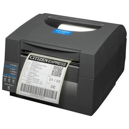 Citizen CL-S521II - Etikettendrucker - Thermodirekt - Rolle (11,8 cm) - 203 dpi - bis zu 150 mm/Sek. - USB, seriell - Schwarz