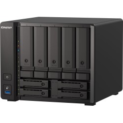 QNAP TS-H973AX-32G - NAS-Server - 9 Schächte - SATA 6Gb/s - RAID 0, 1, 5, 6, 10, 50, JBOD, 60, RAID TP - RAM 32 GB - 2.5 Gigabi