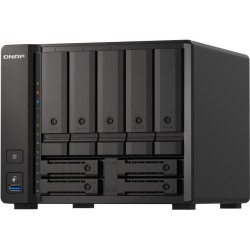QNAP TS-H973AX-8G - NAS-Server - 9 Schächte - SATA 6Gb/s - RAID 0, 1, 5, 6, 10, 50, JBOD, 60, RAID TP - RAM 8 GB - 2.5 Gigabit
