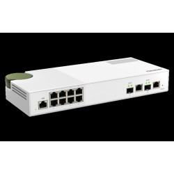 QNAP QSW-M2108R-2C - Switch - managed - 8 x 2.5GBase-T + 2 x combo 10 Gigabit SFP+/RJ-45 - Desktop, an Rack montierbar