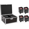 EUROLITE Set 4x AKKU UP-4 Entry QCL Spot + Case (20000934)